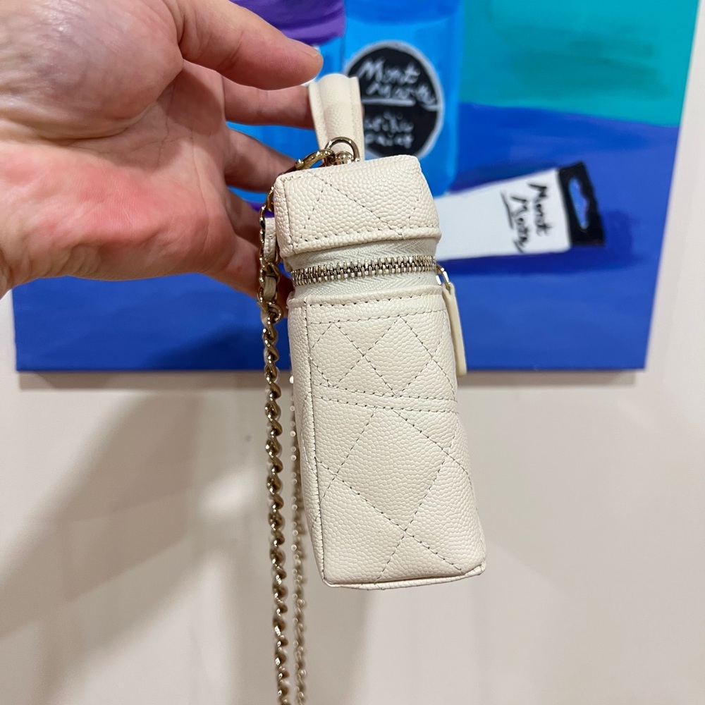 Chanel 25C Vanity / Clutch with Chain (LP Style Bag) - Picture 2 of 7